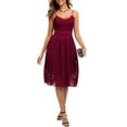 thumbnail image 1 of TxlixcUn vestido de cóctel elegante de encaje floral y rodilla sin mangas Txlixc  moda, 1 of 8