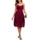 thumbnail image 1 of SAYOO Un vestido de cóctel elegante de encaje floral y rodilla sin mangas SAYOO  moda, 1 of 8