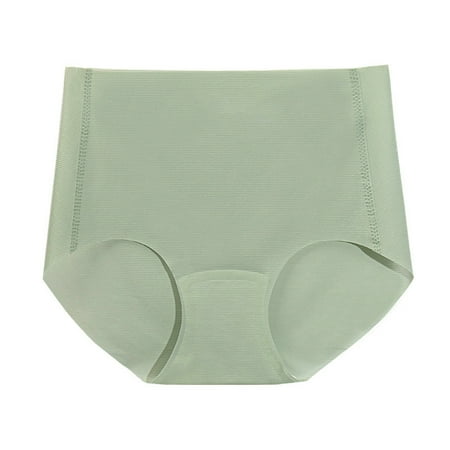 frariair Women s High-Waist Ice Silk Briefs Multipack  Breathable Cotton Anti-Chafing Seamless Panties for Everyday Comfort