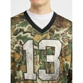 thumbnail image 4 of No Boundaries Hockey Jersey Style Shirt with Long Sleeves, Men's and Big Men's, 4 of 5