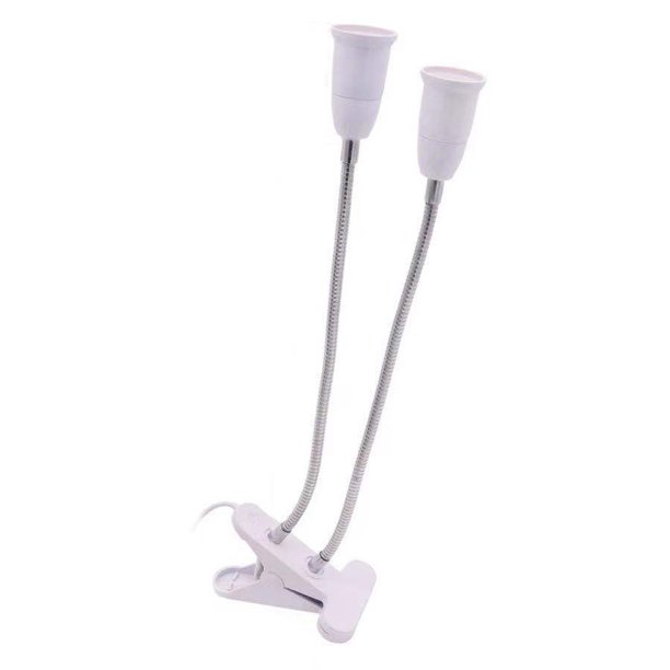 Bombilla Flexible cuello de cisne alambre de aluminio cuello Clip-On Cable soporte de lámpara de escritorio Cable Base de luz para