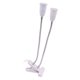 thumbnail image 1 of Bombilla Flexible cuello de cisne alambre de aluminio cuello Clip-On Cable soporte de lámpara de escritorio Cable Base de luz para, 1 of 6