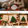 thumbnail image 6 of DIY Christmas Fabric Art Painting Kit, No-Sew Christmas Fabric Poke Mosaic Craft with Frame & Tools, Adult DIY Art Set, Holiday Wall Decor, Xmas Gift for Craft Lovers, 6 of 8