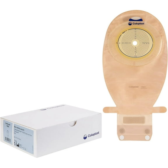SenSura Xpro Ostomy Pouch Drainable 0.375 to 3" Stoma 11.5"L 1pc System Transparent 15981, 10 Ct
