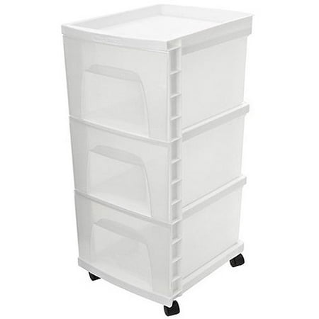UPC 073527003434 product image for Homz 3-Drawer Medium Cart, Set of 3 | upcitemdb.com