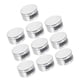thumbnail image 1 of 10pcs Heavy Duty Mirror Clips for Wall Glass Hanging Brackets Silver Zinc Alloy, 1 of 5