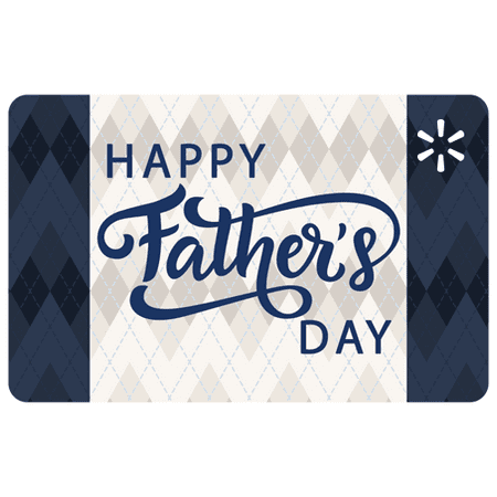 Argyle Father's Day Walmart eGift Card