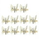 thumbnail image 1 of 10 pinzas para el pelo con forma de mariposa movibles 4D, 1 of 1