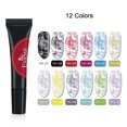 thumbnail image 2 of Gel de transferencia para uñas: 12 tonos vibrantes para diseños profesionales - Modelo YH-04, ideal para salones de belleza y aficionados al arte en uñas., 2 of 6
