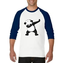 Artix - Mens Raglan Sleeve Baseball T-Shirts - Dancing Panda