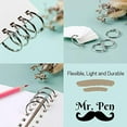 thumbnail image 4 of Mr. Pen- Loose Leaf Binder Ring, 40 Pack, Binder Rings 1 Inch, Binder Rings, Book Rings, Metal Rings for Index Cards, Rings for Flash Cards, Index Card Rings, Paper Rings, Small Binder Ring, Book Ring, 4 of 4