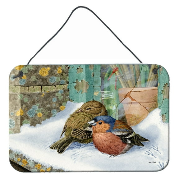 Carolines Treasures ASA2194DS812 Chaffinches Wall or Door Hanging Prints 8x12 multicolor