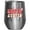 Silver, variant on Just Call Cupid, Stupid, 90s Retro Groovy Valentine's Day Art Merch Gift, Stainless Steel 12oz Wine Tumbler