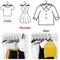 thumbnail image 2 of 24 Pieces Travel Hangers - Portable Foldable Hangers Travel Accessories Foldable Clothes Rack For Travel, 2 of 6