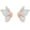 Butterfly Wings Earrings (Rose Gold), variant on Sea Turtle Lover Gifts 925 Sterling Silver Turtle Stud Earrings Animal Earrings Tortoise Jewelry Gifts for Women (Blue)