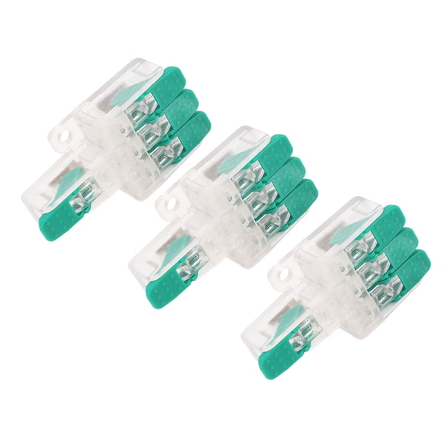Conector de Empalme de Alambre, Fuerte Prevención de Óxido de conductividad 1 en 3 Splitter de Alambre 450v 10 PCS Retardante de Llama para Conexión Eléctrica