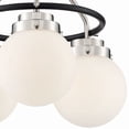 thumbnail image 3 of Designers Fountain Elle Polished Nickel 3 Light Semi Flush Mount Ceiling Light, D232M-SF-PN, 3 of 3