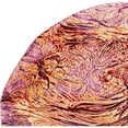 thumbnail image 4 of Red Pomegranate 1081-9 Ballad Platter, Purple & Orange, 4 of 4