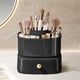 thumbnail image 5 of Organizador de Maquillaje Apilable, Soporte para Brochas de Maquillaje con Bandeja Organizadora de Maquillaje Giratoria de 360°, Estante para Soporte de CosméTicos (Negro), 5 of 5