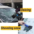 thumbnail image 3 of Rascador de hielo para coche, pala para nieve, parabrisas, descongelación automática, herramienta de limpieza para eliminación de nieve en invierno (azul) RV, 3 of 5