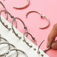 thumbnail image 4 of HAMPPLIES 20Pcs Silver Small Binder Rings Metal Rings for Crafts Organizing Photos and Documents, 4 of 8