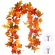 thumbnail image 1 of Guirnalda de hojas de arce artificiales de otoño, planta colgante de otoño para la decoración de la chimenea de la puerta de la pared del jardín del hogar, 5.7 pies Namotu XMWJ104, 1 of 7
