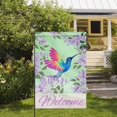 thumbnail image 4 of Birds and Spring Garden Flag 12 x 18 Floral，Seasonal Welcome Outdoor Banner for House Porch, Patio, Lawn, 4 of 5