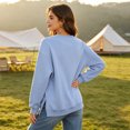 thumbnail image 6 of Azrian Women’s Crew Neck Oversized Sweatshirt,Casual Long Sleeve Pullover Top Sizes S-2XL, 6 of 8