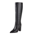 thumbnail image 2 of Botas de moda de talla grande para mujer, zapatos de tacón alto de tubo largo de otoño, botas puntiagudas, botas de caballero Wmkox8yii  hfjk838, 2 of 9