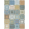 thumbnail image 2 of Addison Rugs Chantille Indoor/Outdoor Transitional Patchwork Blue Machine Washable Rectangle Rug, 3' x 5', 2 of 8