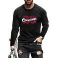 thumbnail image 1 of UKAP T-Shirt Homme Col Rond Tops Manches Longues en Vrac Pull de Chute 05 M, 1 of 2