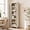 Beige, variant on TacleeKii 6-Tier Bookshelf, Freestanding Bookcase with Open Shelves and Anti-Tip Design, Gray