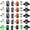 Mix, variant on 30PCS Halloween Mini Ghosts Figures,Luminous Tiny Ghost Figurines Bulk