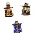 thumbnail image 1 of Casa de muñecas en miniatura de 2 piezas con forma de botella de ensueño para niñas y niños. Estilo F, 1 of 9