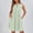 01 Mint Green, variant on Midi Dresses for Women Sleeveless Cute Bow Tie Mini Dress Front Pleated Beach Casual Sundresses with Pockets