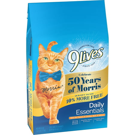 9Lives Daily Essentials Dry Cat Food, 3.47-Pound Bag ...