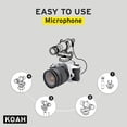 thumbnail image 4 of Micrófono de cámara de condensador Koah Simah para Sony, Panasonic, 4 of 7