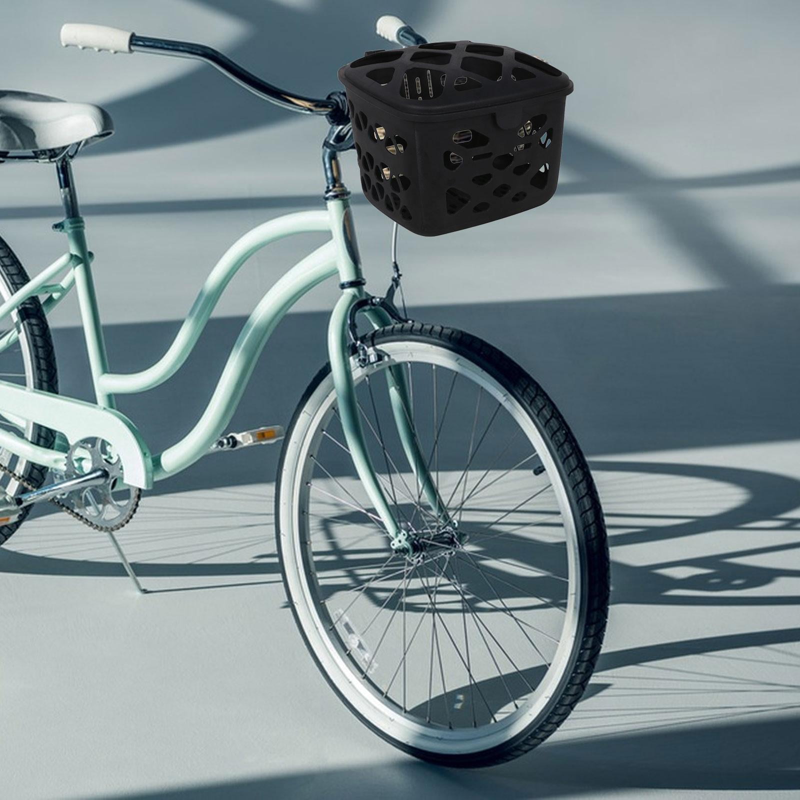 harayaa Bikes Basket Front Bicycle Cargo Rack Carrier Lightweight Bike Frame Basket for