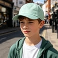 thumbnail image 4 of Paiwinds Kids Baseball Cap Boys Girls Summer Sun Hat Lightweight Breathable Quick Dry Soft Top Adjustable Mesh Visor for 10-16 Years Outdoor Sport Daily Use, 4 of 8