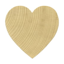 100 Pcs Hearts 2" tall x 2" wide x 1/2" thick Our hardwood hearts are ready to paint and decorate.