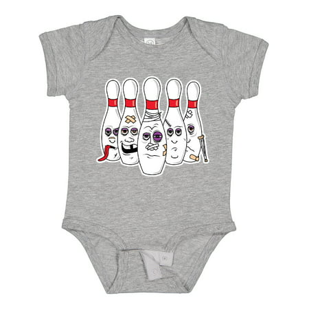 

Inktastic Beat Up Bowling Pins Gift Baby Boy or Baby Girl Bodysuit