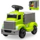 thumbnail image 1 of Coche eléctrico interactivo para niños 6V, automóvil para bebés con área de almacenamiento grande, música, 2 faros, 5 luces LED, incluye batería recargable 6V (verde), 1 of 7