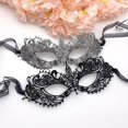 thumbnail image 5 of Sinknap 1 Pair Sparkling Lace Masquerade Eye Cover Women Venetian Lace Eye Cover Party Prom Ball Costume Supplies, 5 of 5