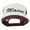 Maroon White, variant on Maine State Embroidered Mesh Cap - Red White Red OSFM