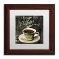 thumbnail image 2 of Trademark Fine Art "Afrikan Coffee III" Canvas Art by Color Bakery White Matte, Wood Frame, 2 of 4