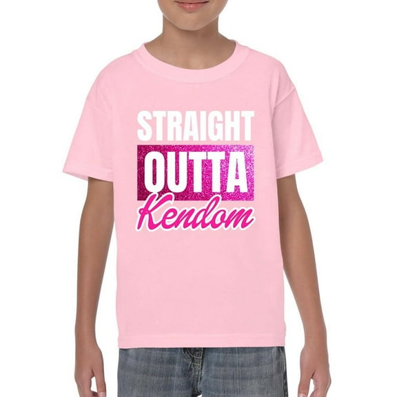 Straight Outta Kendom T-shirt Youth's -SmartPrintsInk Designs