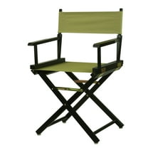 "18" Director's Chair Black Frame-Olive Canvas"