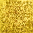 thumbnail image 1 of Ahgly Company Machine Washable Indoor Square Abstract Yellow Contemporary Area Rugs, 7' Square, 1 of 4