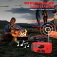 thumbnail image 3 of Jazmm Hand Crank Emergency Radio, 7400mWh NOAA/AM/FM Portable Radio, Solar Emergency Radio, Weather Alert, Flashlight for Emergency, Power Bank Cellphone Charger, 3 of 8