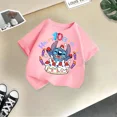 thumbnail image 3 of Marca Kawaii Disney Stitch Camiseta de algodón para niños Camiseta con número para bebé Regalo de cumpleaños Camiseta para niño Ropa informal de moda para niños y niñas, 3 of 5
